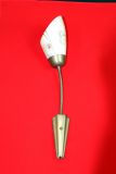 Lamp wall lamp fifties with extraordinary glass cover
