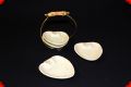Set of four fifties ashtrays with stand - from Germany
