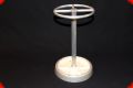 Vintage 50's aluminium umbrella stand - round