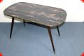 Large vintage coffee table from the fifties with Formica tabletop