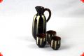 Vintage 60's pitcher with three cups