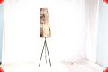 50's lamp, tripod lamp with Venetian decor