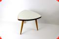 Fifties space side table white