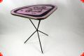 Vintage small triangular table from the 1950's - advertisement for Erdal