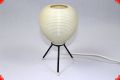 Table lamp space age fifties white black