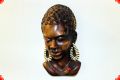 Wandmaske afrikanische Frau